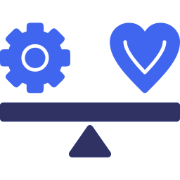 Баланс между работой и личной жизнью иконка