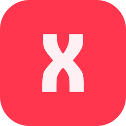 Letter x icon