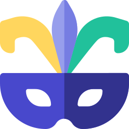 Carnival mask icon