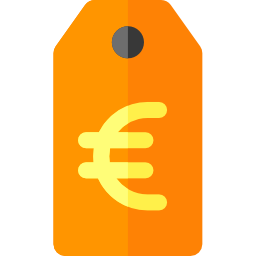 Euro tag icon