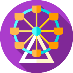 Ferris wheel icon