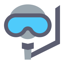 Diving mask icon