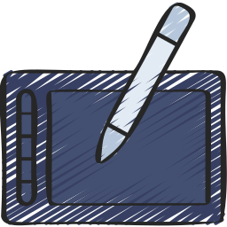 Graphic tablet icon