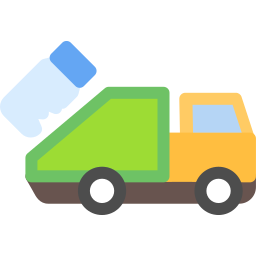 Garbage truck icon