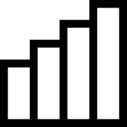 gráfico de barras Ícone