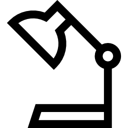 Desk lamp icon