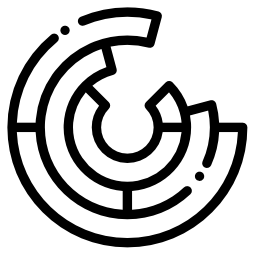 diagramme circulaire Icône