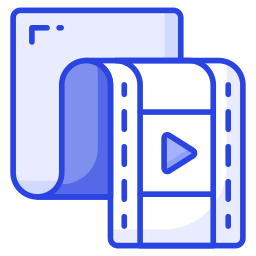 Movie reel icon