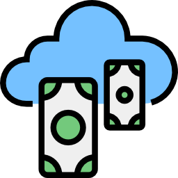 cloud banking icon