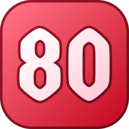 80 Ícone