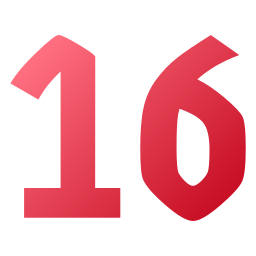 Number 16 icon