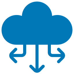 Cloud computing icon