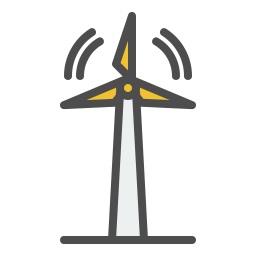 Wind turbine icon