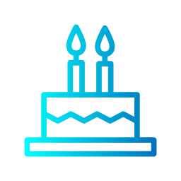 Birthday cake icon