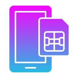 Phone sim icon