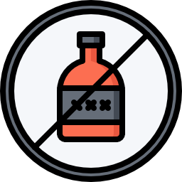 No alcohol icon