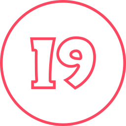 número 19 Ícone