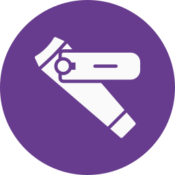 Nail cutter icon