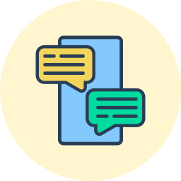 Mobile chat icon