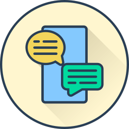 Mobile chat icon