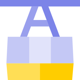 Cable car cabin icon