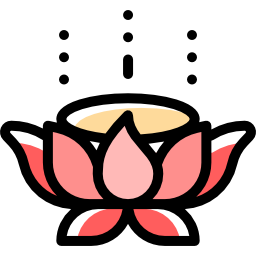 fleur de lotus Icône