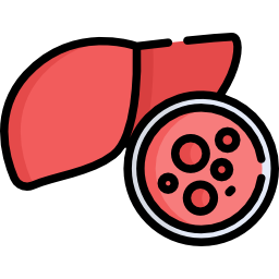 Liver cancer icon