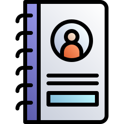 Contact book icon