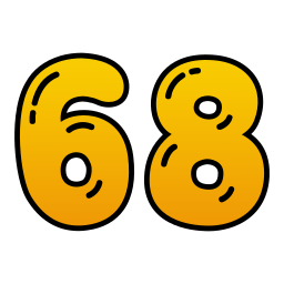 Sixty eight icon