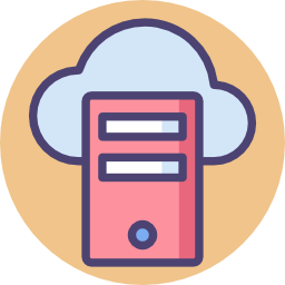 Cloud server icon