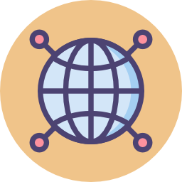 Global network icon