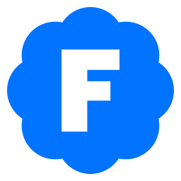 Letter f icon