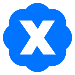 Letter x icon