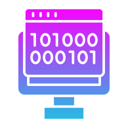 code binaire Icône