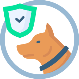 Guard dog icon