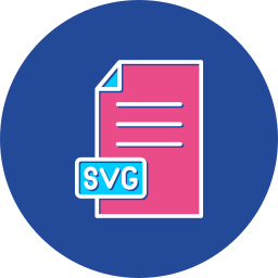 Svg file format icon