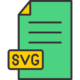 format de fichier svg Icône