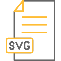 format de fichier svg Icône