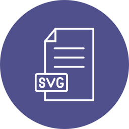 Svg file format icon