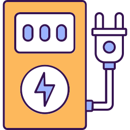 Voltage meter icon