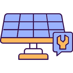 Solar panel icon