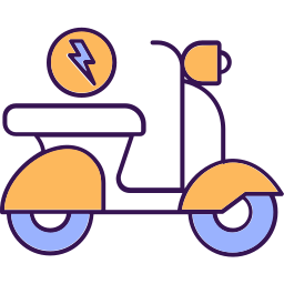 Electric bike icon