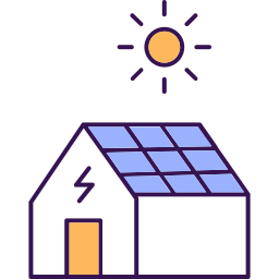 Solar house icon