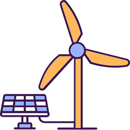 Wind power icon