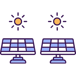 Solar panel icon