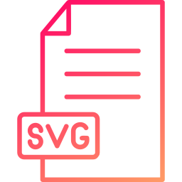 Svg file format icon