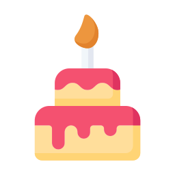 Birthday cake icon