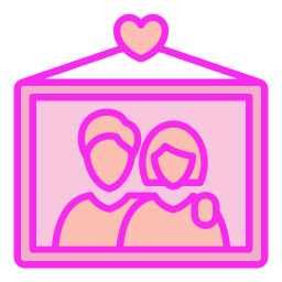 Couple photo icon