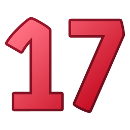 número 17 Ícone