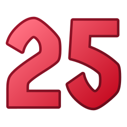 número 25 Ícone